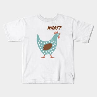 What?  The Chicken and Rooster Kids T-Shirt